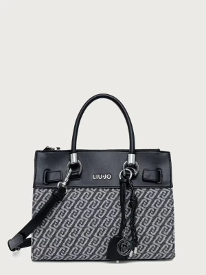 Liu Jo torebka crossbody damska z bawełną szary