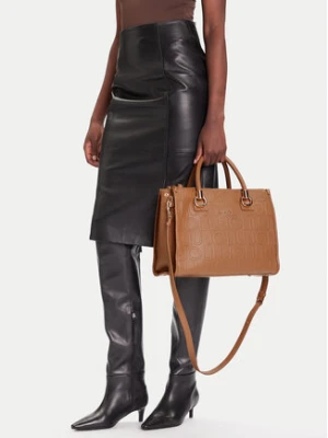 Liu Jo Torebka Ecs M Satchel AF5008 E0538 Brązowy