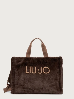 Liu Jo torebka shopper damska brązowy