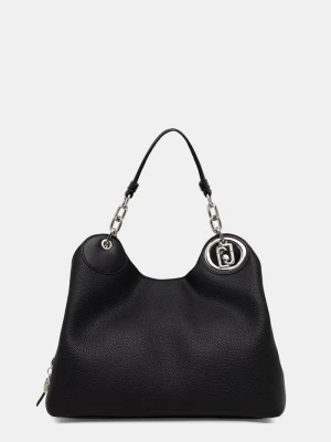 Liu Jo torebka shopper damska z imitacji skóry czarny