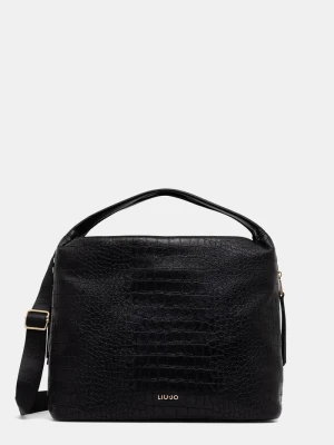 Liu Jo torebka shopper damska z imitacji skóry czarny