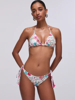 Liu Jo Triangle Bikini Top With Print