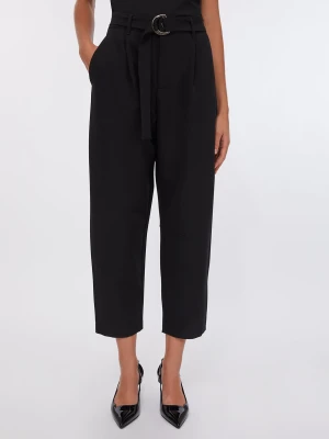 Liu Jo Trousers Balloon With Pleat czarny