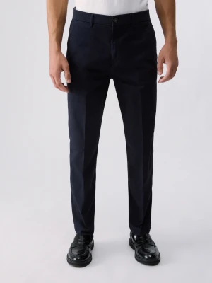 Liu Jo Trousers Tapered Fit Dark Blue