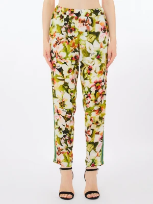 Liu Jo Trousers With Floral Print LIUJO