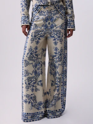 Liu Jo Trousers With Foulard Print LIUJO