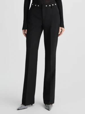 Liu Jo Trousers With Rhinestones LIUJO