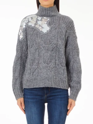 Liu Jo Turtleneck With Sequins LIUJO