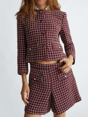 Liu Jo Tweed Jacket With Collar LIUJO