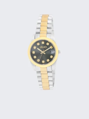 Liu Jo Watch Two-tone In Steel With Crystals srebrny