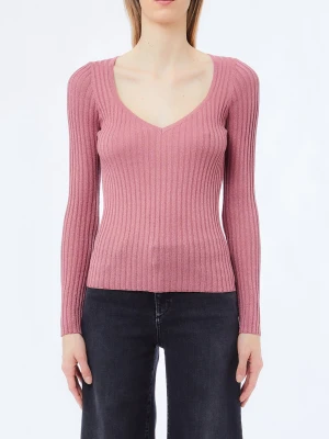 Liu Jo V-neck Jumper różowy