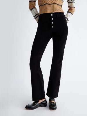 Liu Jo Velvet Bootcut Trousers LIUJO