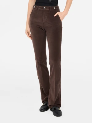 Liu Jo Velvet Bootcut Trousers LIUJO