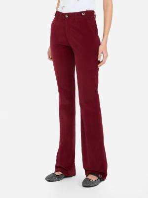 Liu Jo Velvet Bootcut Trousers LIUJO