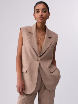 Liu Jo Vest With Scarf