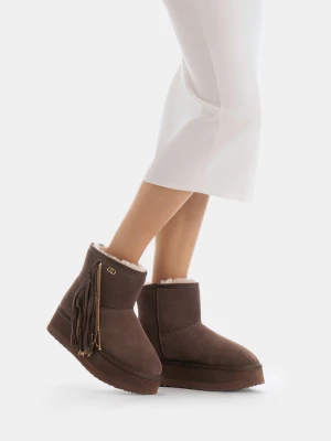 Liu Jo Warm Ankle Boots With Fringing LIUJO