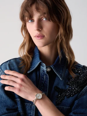 Liu Jo Watch With Crystals złoty