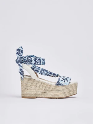 Liu Jo Wedge Sandals With Foulard LIUJO