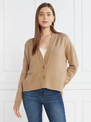 Liu Jo Wełniany kardigan | Cropped Fit