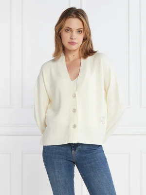 Liu Jo Wełniany kardigan | Cropped Fit