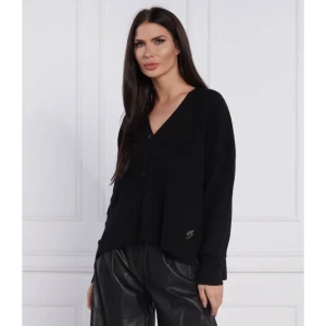 Liu Jo Wełniany kardigan | Regular Fit