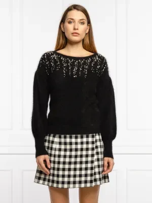 Liu Jo Wełniany Sweter | Regular Fit