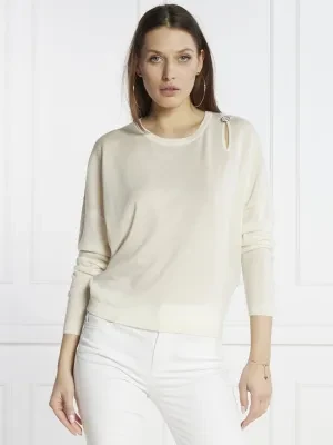 Liu Jo Wełniany sweter | Regular Fit | z dodatkiem kaszmiru