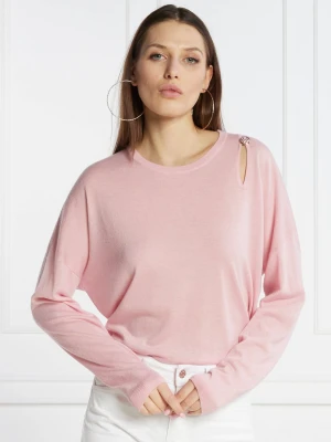 Liu Jo Wełniany sweter | Regular Fit | z dodatkiem kaszmiru