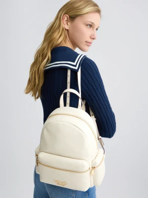 Liu Jo White Backpack With Logo LIUJO