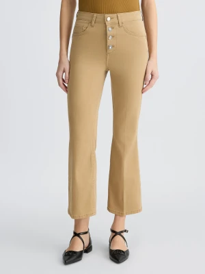 Liu Jo White High-rise Bootcut Trousers LIUJO