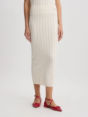 Liu Jo White Knit Skirt LIUJO