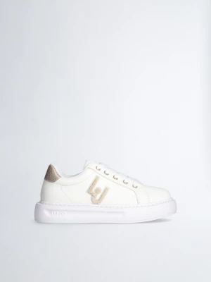 Liu Jo White Sneakers With Logo Patch LIUJO