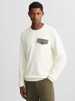 Liu Jo White Sweatshirt With Pocket LIUJO