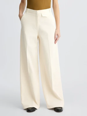 Liu Jo White Wide-leg Trousers LIUJO