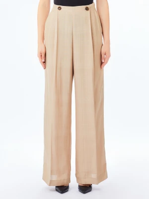 Liu Jo Wide Leg Trousers beżowy