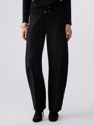Liu Jo Wide-leg Trousers czarny