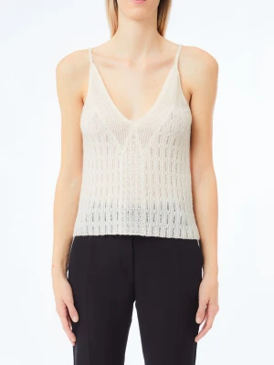 Liu Jo Wool And Alpaca Top biały
