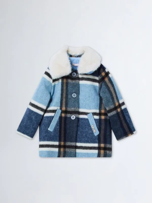 Liu Jo Wool Blend Check Coat LIUJO