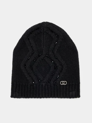 Liu Jo Wool-blend Hat With Beading czarny