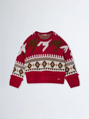 Liu Jo Wool-blend Jacquard Sweater LIUJO