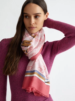 Liu Jo Wool-blend Monogram Stole LIUJO