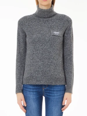 Liu Jo Wool-blend Polo-neck With Logo LIUJO