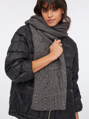 Liu Jo Wool-blend Scarf With Rhinestones LIUJO