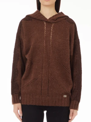 Liu Jo Wool-blend Sweater With Hood LIUJO