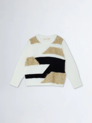 Liu Jo Wool-blend Sweater With Inlay LIUJO