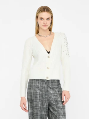 Liu Jo Wool Cardigan With Gemstones LIUJO