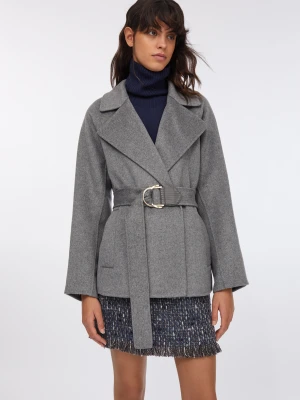 Liu Jo Wool Coat With Belt LIUJO