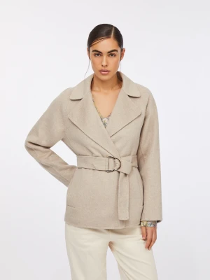 Liu Jo Wool Coat With Belt LIUJO