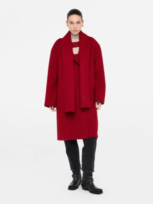Liu Jo Wool Coat With Scarf LIUJO