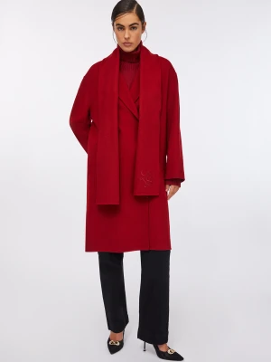 Liu Jo Wool Coat With Scarf LIUJO